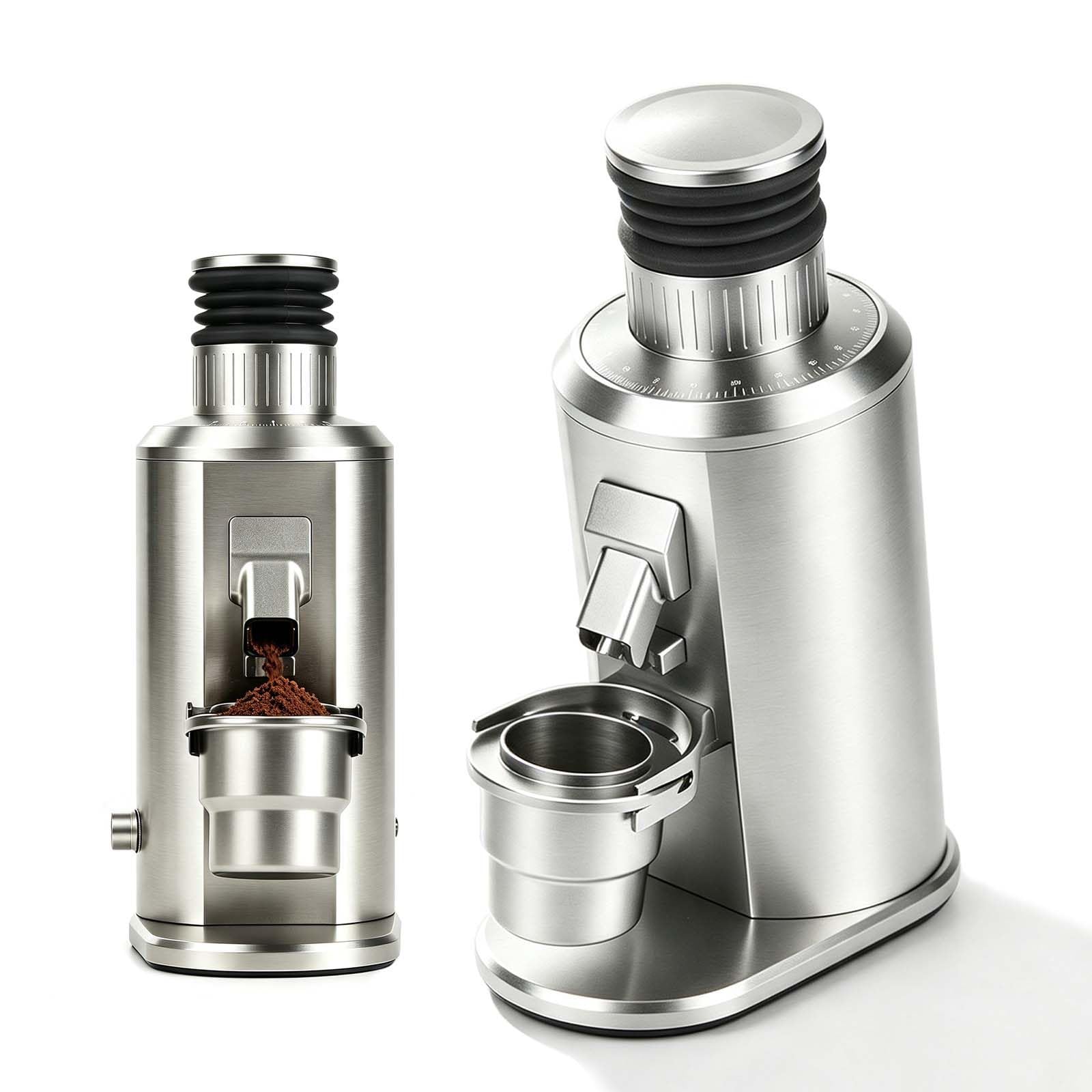 Molinillo De Espresso para Uso DoméStico: Muelas Planas De 80 Mm Silver
