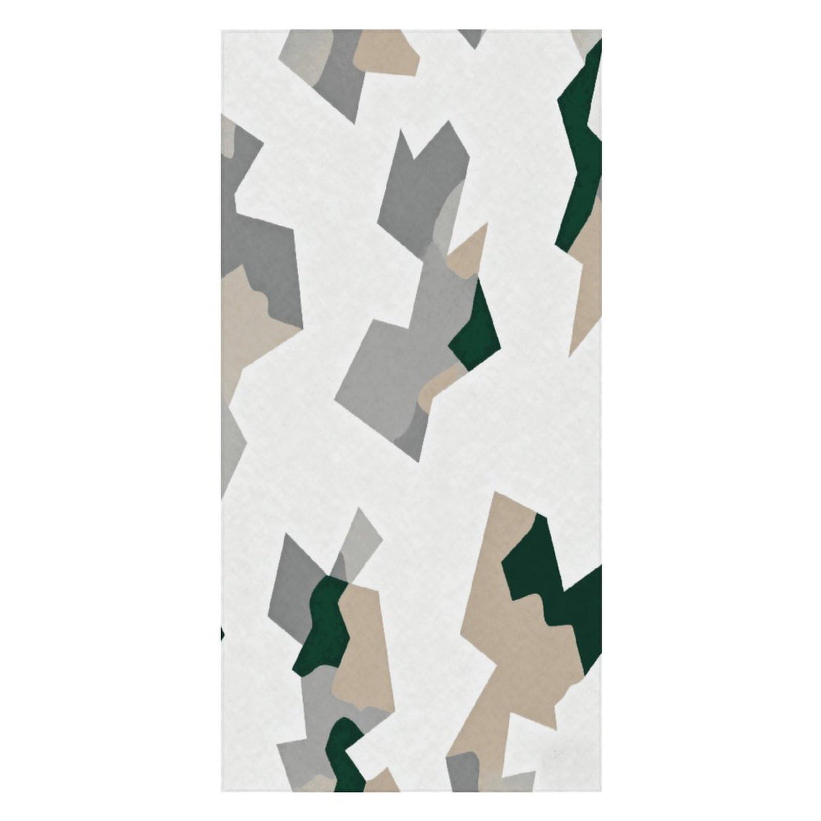 FekiLoot Camouflage White Beach Towel Oversized Bath Towel Ultra Soft Pool Towel Cozy Swim Towel Silky Lounge Towel Quick Dry Travel Towel Gentle Absorbent Towel for Adults Women Men