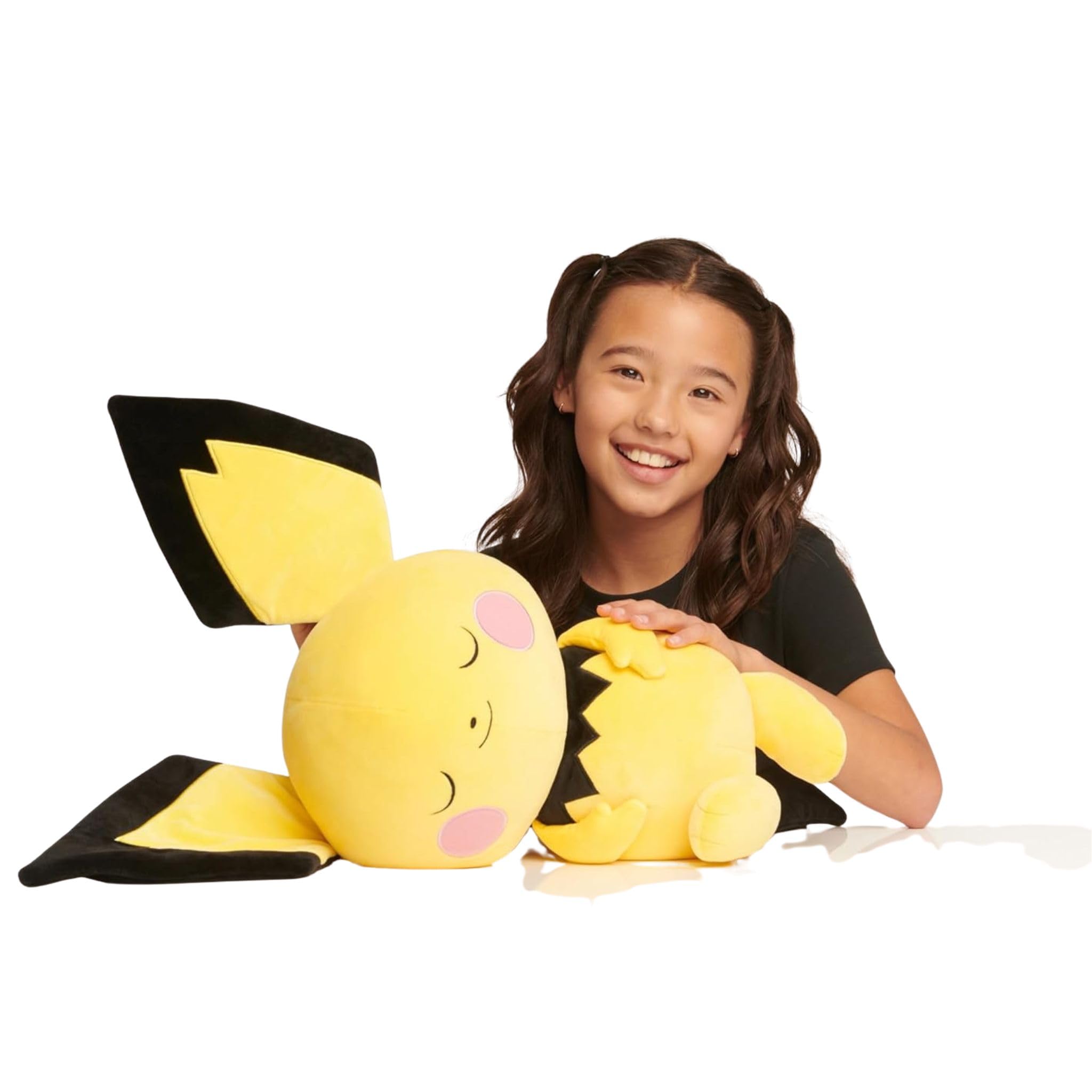 Pokémon Sleeping Plush - 18-Inch Premium Plush in Sleeping Pose: Pichu