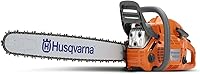 Husqvarna 460 Rancher 24-Inch Gas Chainsaw - 60.3cc 3.6HP X-Torq Engine, Smart Start, LowVib for Heavy-Duty Cutting