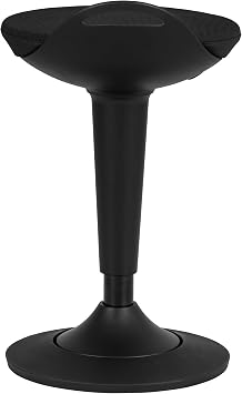 Adjustable-Height Padded Wobble Stool