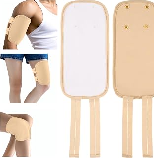 2 Pcs Reusable Castor Oil Packs Castor Oil Wrap Adjustable Elastic Strap Hot Cold Compress Pads Cloth for Women Belly Entire Body Waist Back Neck Chest Knee Anti Leak Machine Washable