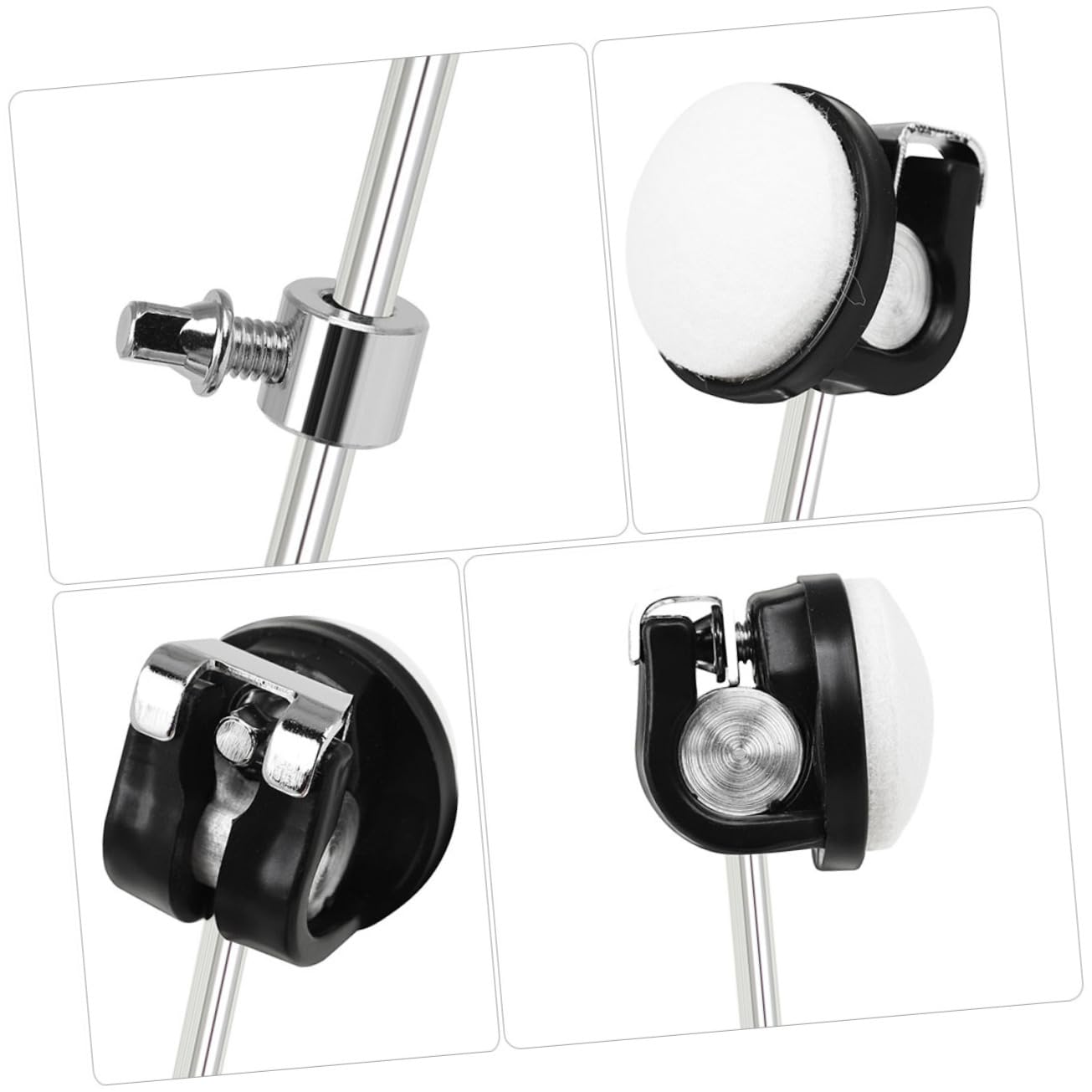 VICASKY 3piezas Martillo De Reemplazo Para Pedal De Batería Accesorio De Percusión Cabezal De Fieltro Compatible Instrumentos De Percusión y Baterías