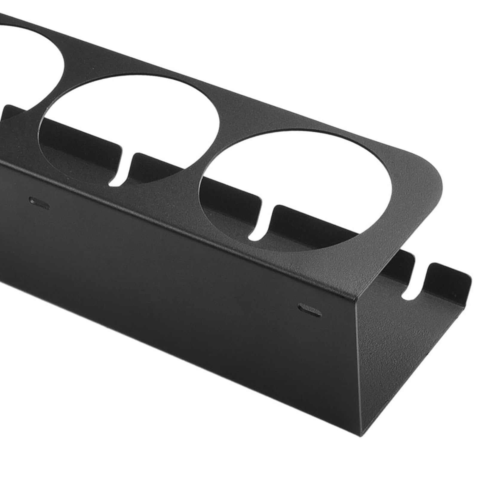 JAOGAUS 2 Soporte para Botellas de Aerosol, 2 Soportes para Latas de Aerosol con 5 Agujeros y 6 Ranuras, Montaje en Pared Organizador de Herramientas Eléctricas Estante de Almacenamiento para Garaje