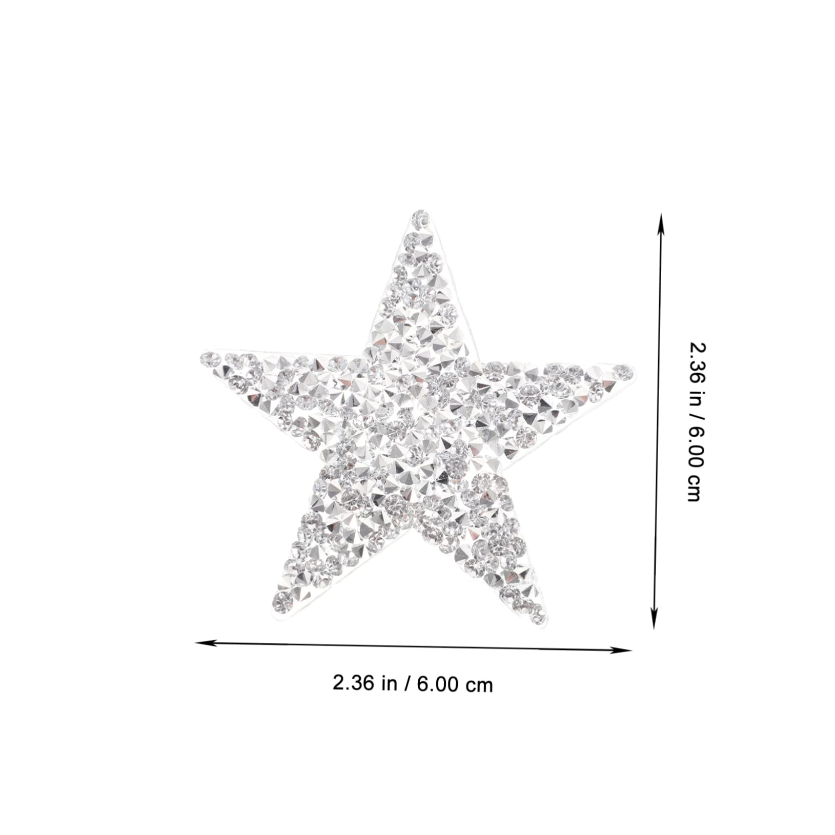 TEHAUX 90piezas Parches De Brillo Forma De Para Ropa y Accesorios De Moda Parches Decorativos De Poliéster Para Reparación y Manualidades Para Bolsas y Vestidos