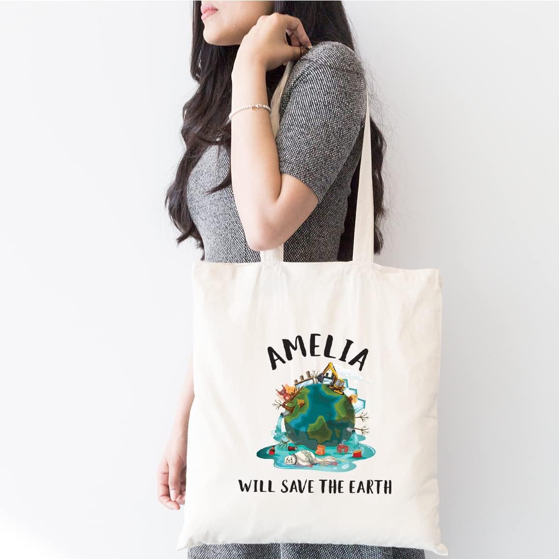 Andaz Press Personalized Canvas Tote Bags Collection