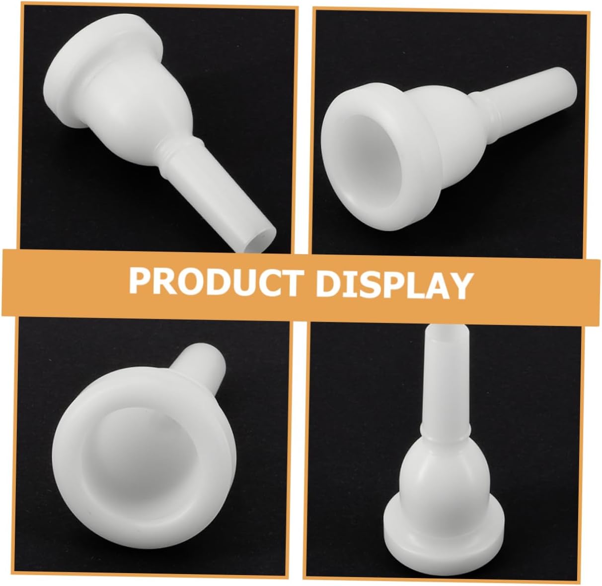 丈夫なトランペットマウスピース 49mm大径 13mm小径 C527 トランペットカップ 銀メッキ トランペットアクセサリー トラン