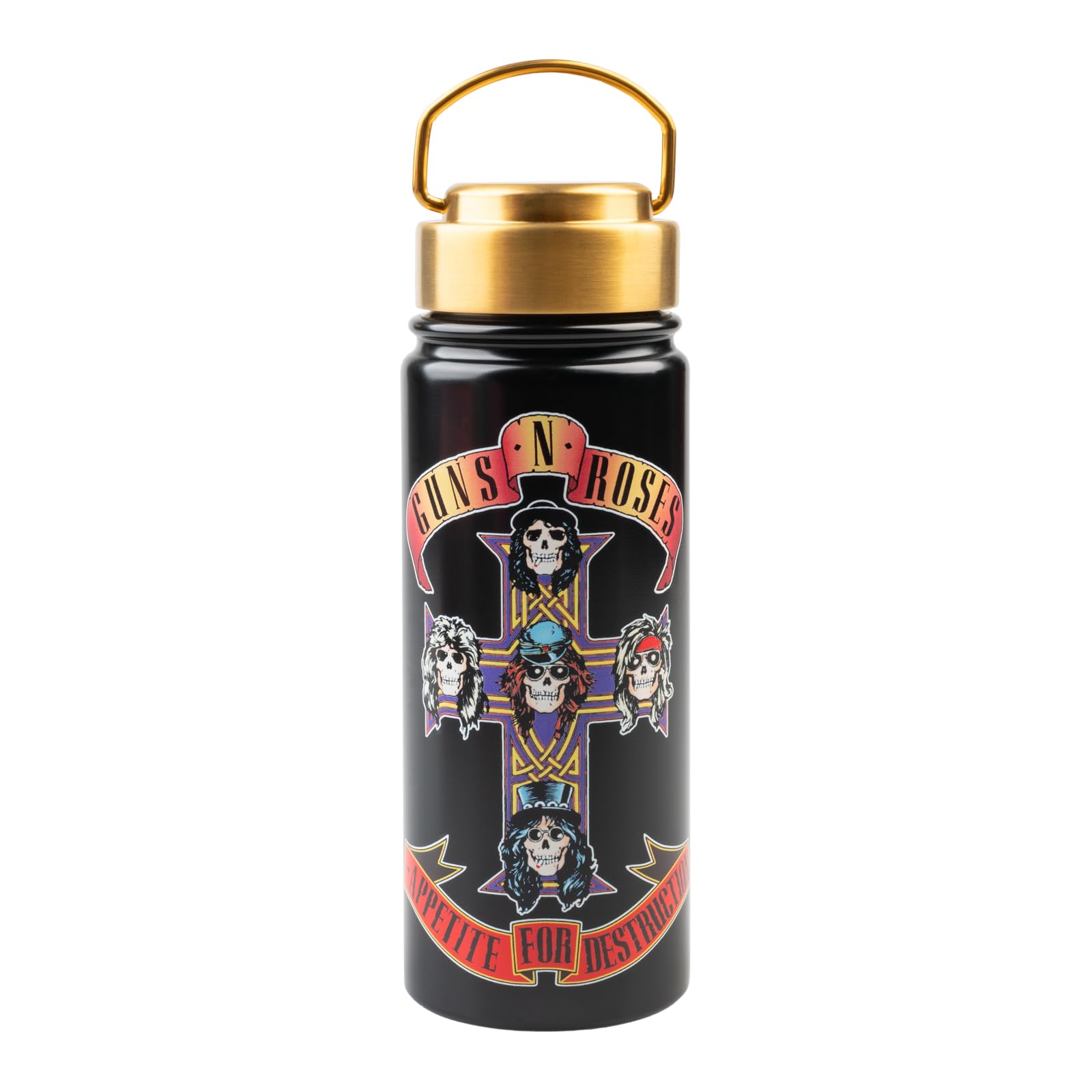 Vnurnrn Regalo Carino Musica Per Chitarra Rock Bottiglia Acqua Acciaio