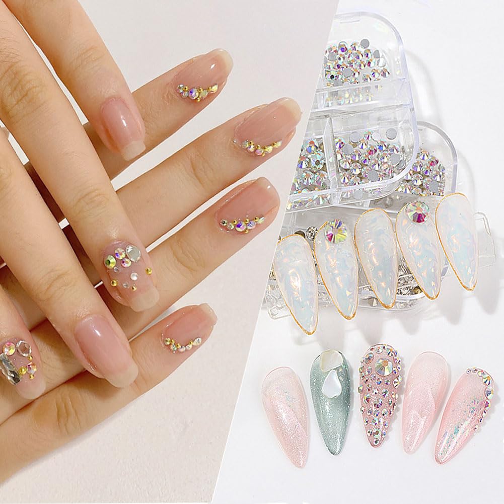 Amazon.co.jp: shefun ラインストーン ネイルパーツ 小さい ストーン