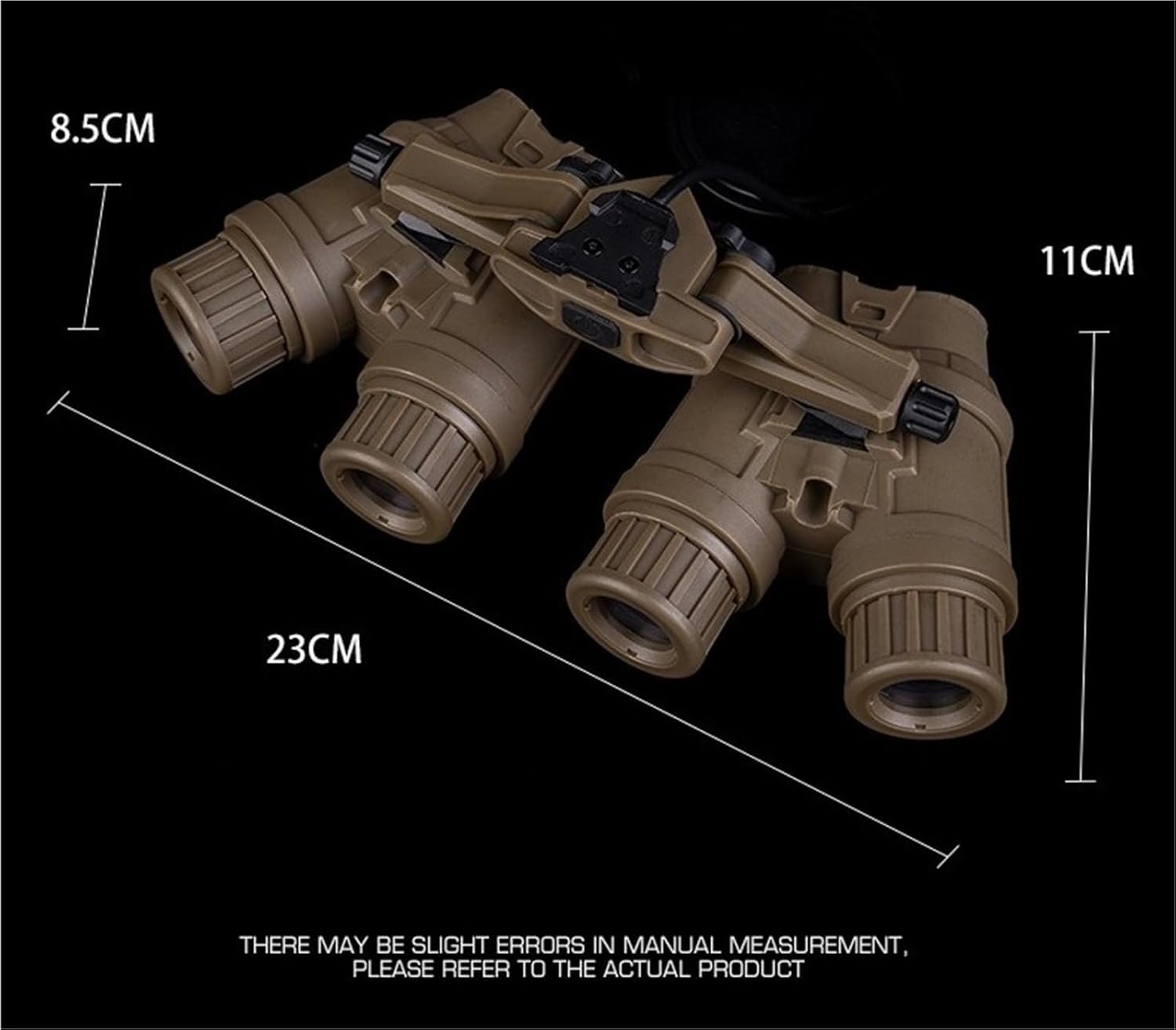 Tactical GPNVG-18 Four-Eye NVG Model Airsoft Side Folding Panoramic Night Vision Device (Non-Functional)