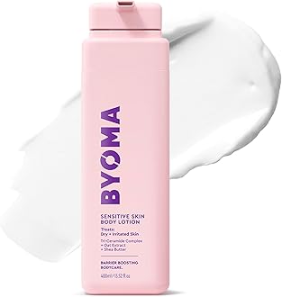 BYOMA Sensitive Body Lotion (400ml) For Sensitive, Dry and Irritated Skin - Fragrance-Free Moisturiser with Oat Extract and Shea Butter - Soothes and Relieves Itching - Skin Barrier Support