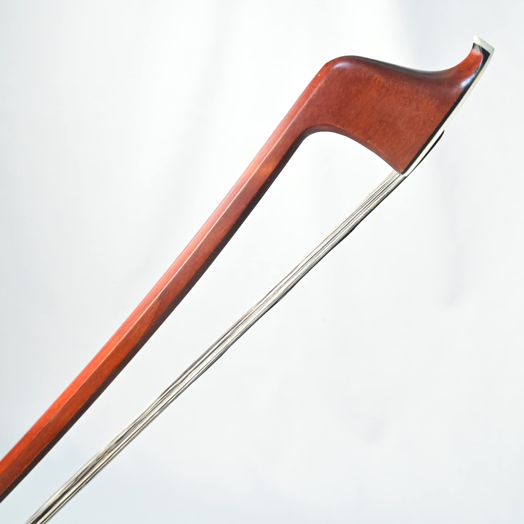 Amazon | ARTIGIANO&VIOLIN エボニーフロッグ IPE コントラバス弓 角弓
