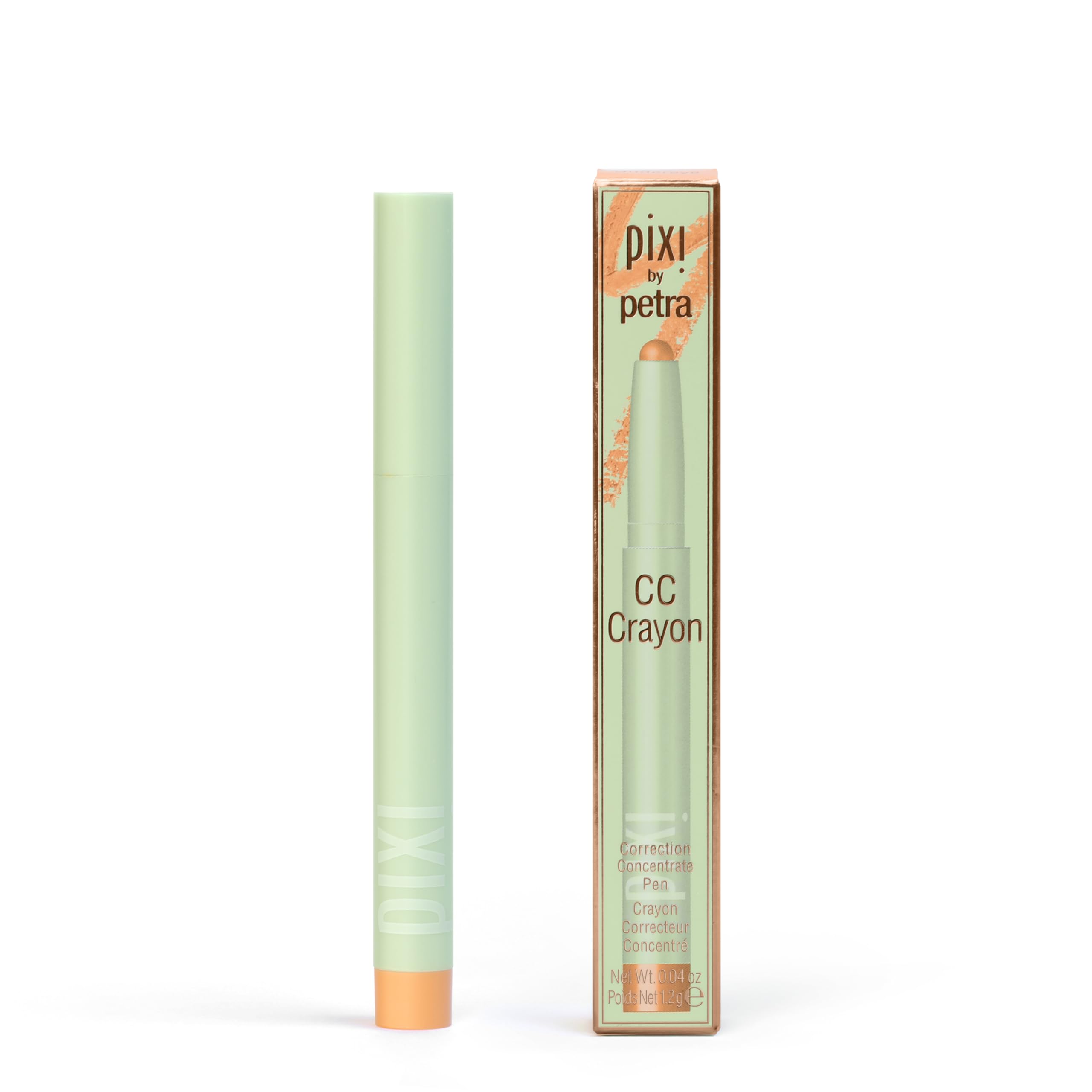 Pixi Beauty CC Crayon | En el Color "​BYE Undereye" | Lápiz Corrector de Color Concentrado para Neutralizar las Ojeras | Para Pieles Bronceadas a Oscuros | 1.2 g / 0.04 oz