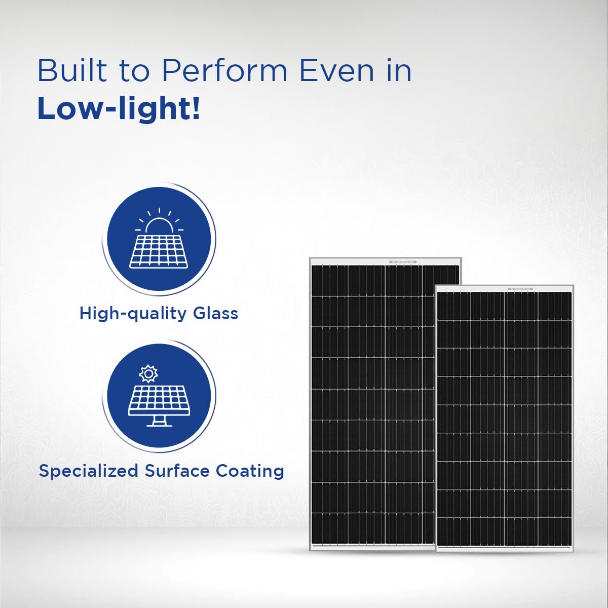 Eastman EMP210W - 210W Mono Perc Non-DCR Solar Panel (Pack of 2) Suitable for Home, Office & Shops | 5 Years Product Warranty | 25 Years Performance Warranty | Superior Low Light Performance - Image 3 thumbnail