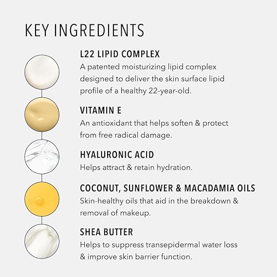 HydroPeptide Makeup Melt, Botanical Cleansing Balm, Restores, Softens and Hydrates Lips, 3.4 Ounce