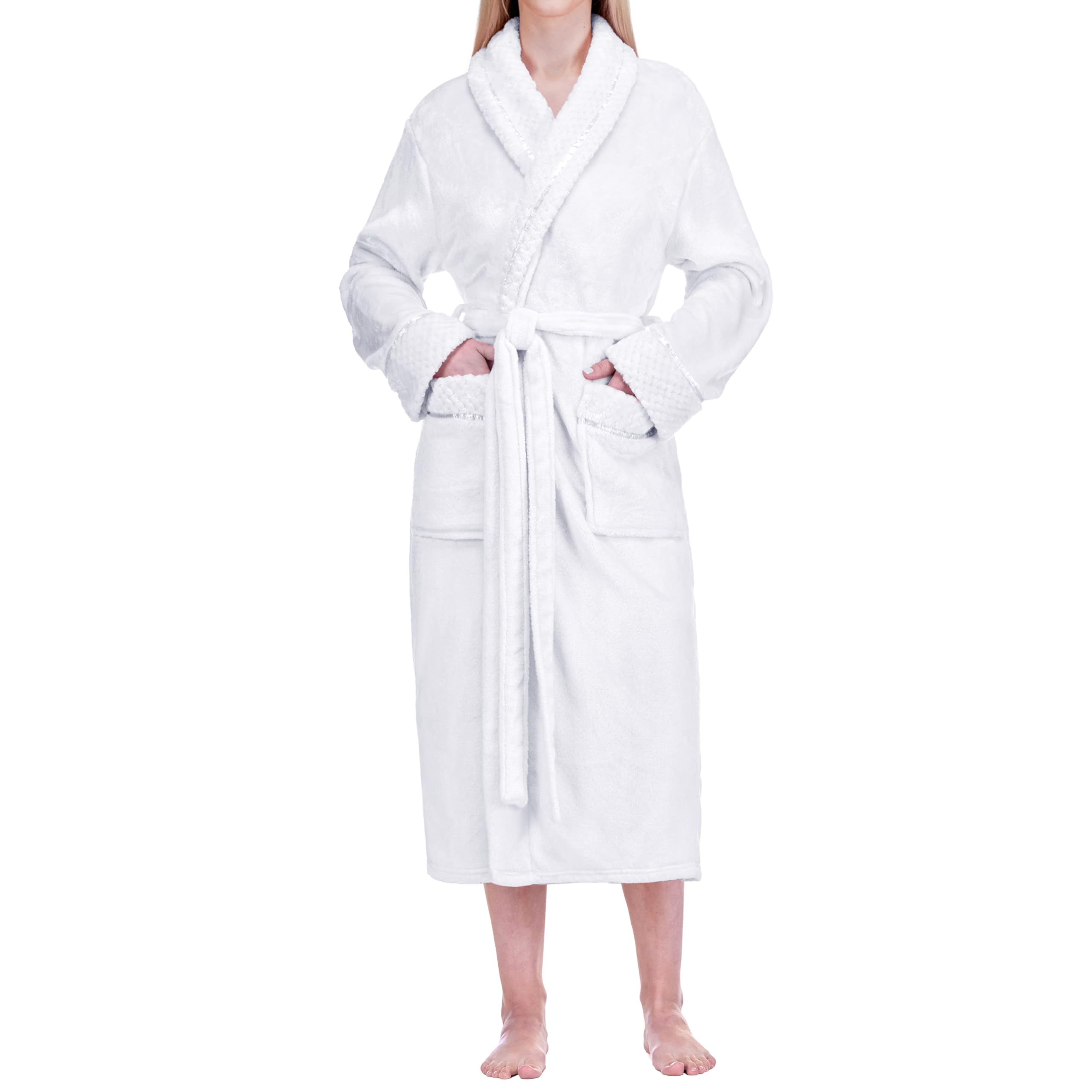 PAVILIA Womens Plush Fleece Robe