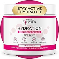 Vista 1 de Sugar-Free Electrolyte Powder Drink Mix Fast Hydration (220 gr, Unflavored) with Key Electrolytes and Trace Minerals –Keto Friendly, Vegan