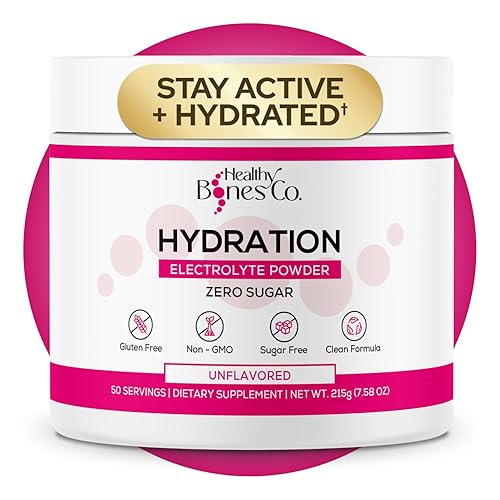 Sugar-Free Electrolyte Powder Drink Mix Fast Hydration (220 gr, Unflavored)