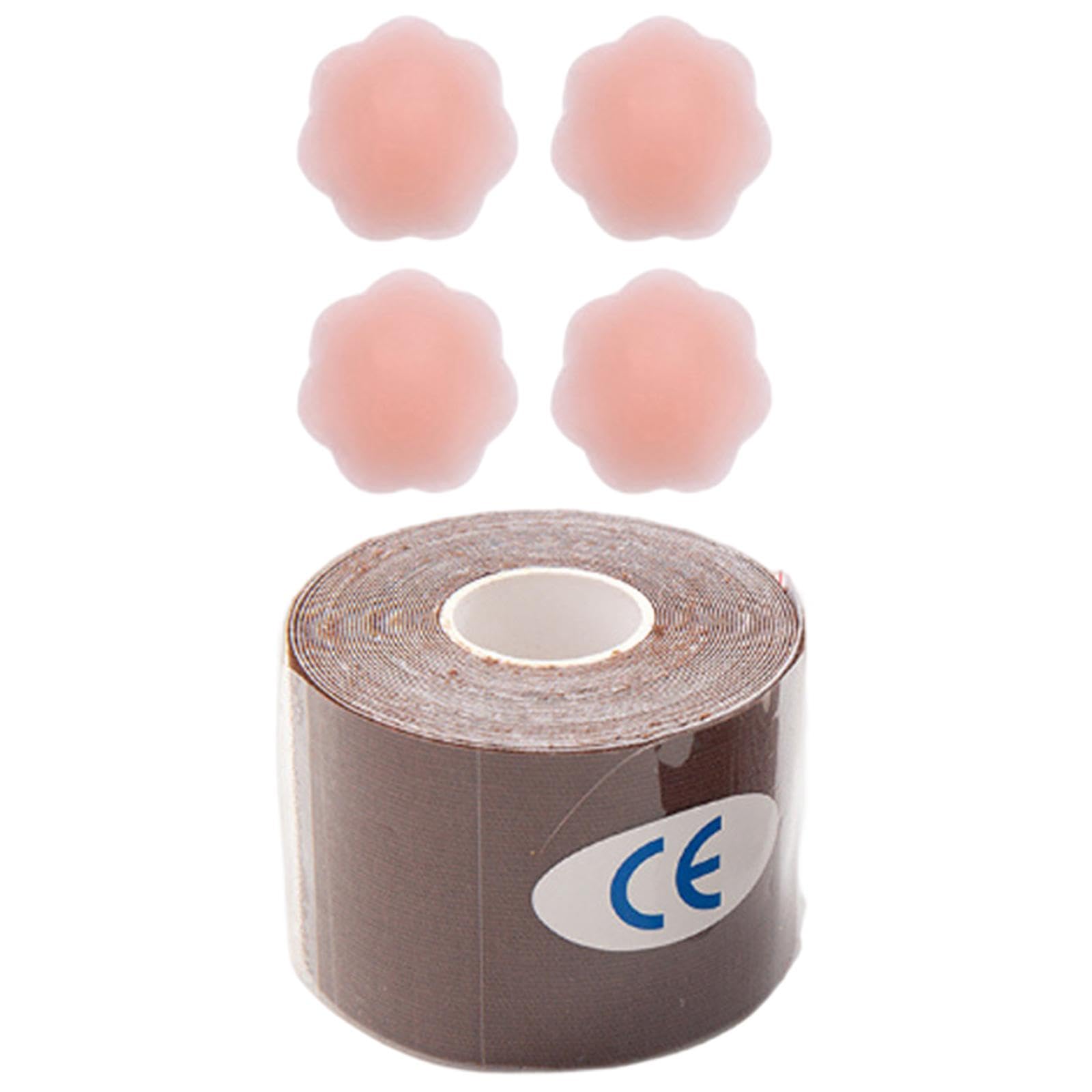 Tape Sweatproof 5M Chest Sticker Women Cover for Wedding Dress Dark Coffee 2.5cm-image-36