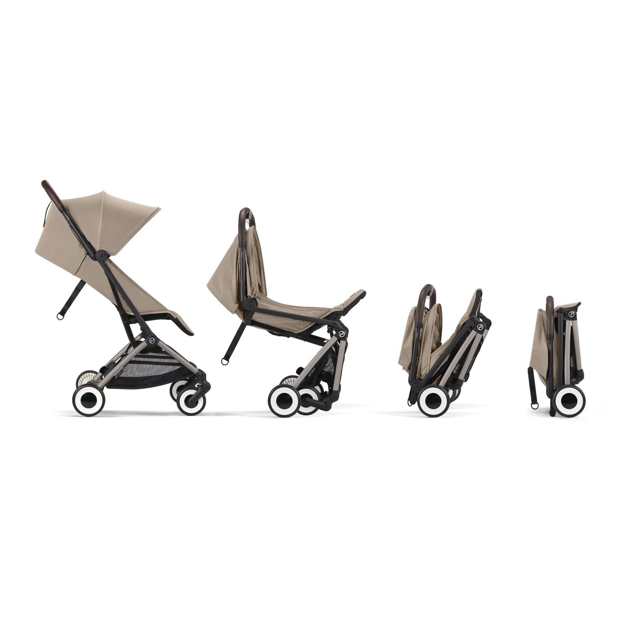 Orfeo Almond Compact Stroller Beige