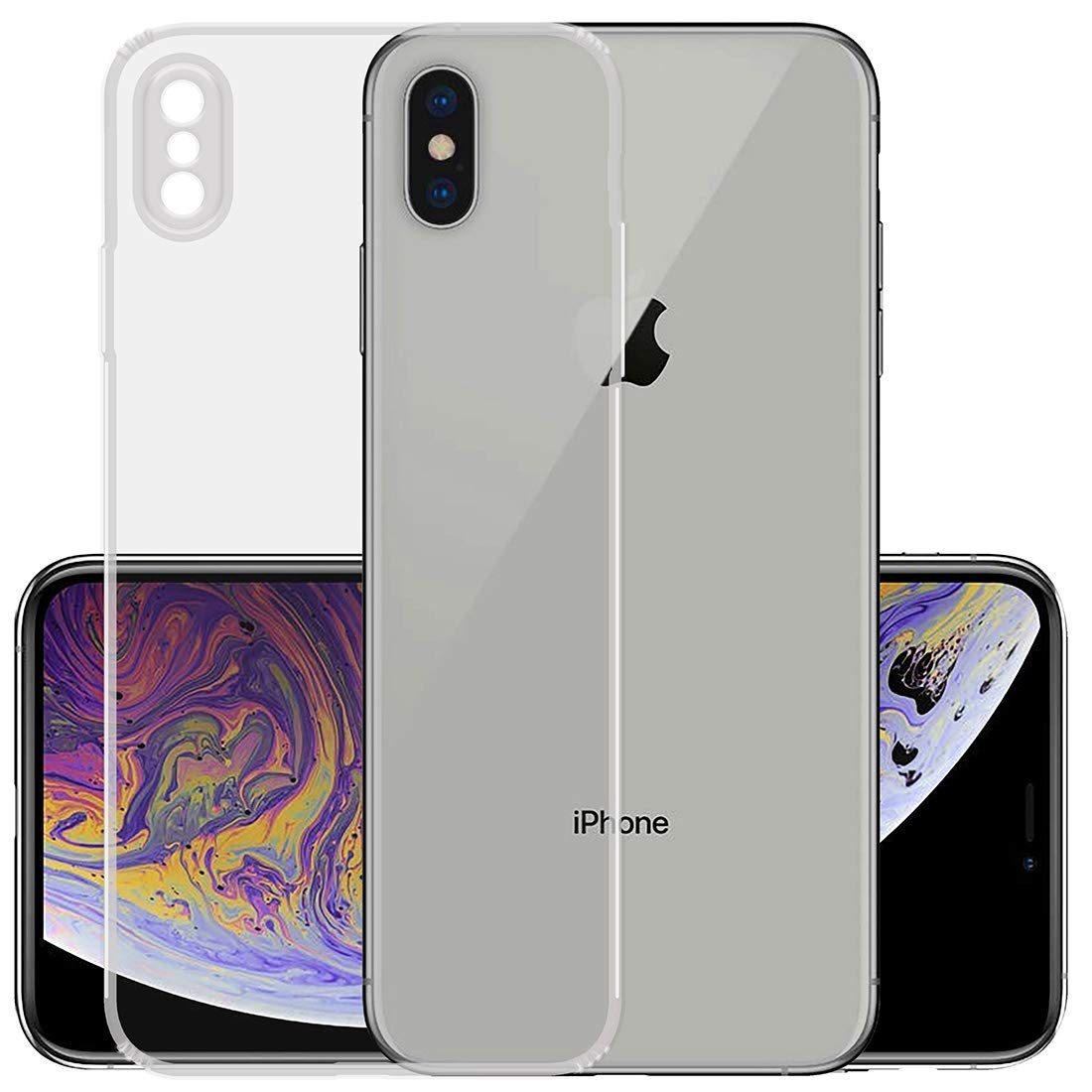 Amazon Brand - Solimo Back Cover for Apple iPhone Xs Max (Silicon, Plastic | Clear) (B083P9W328) Amazon Price History, Amazon Price Tracker