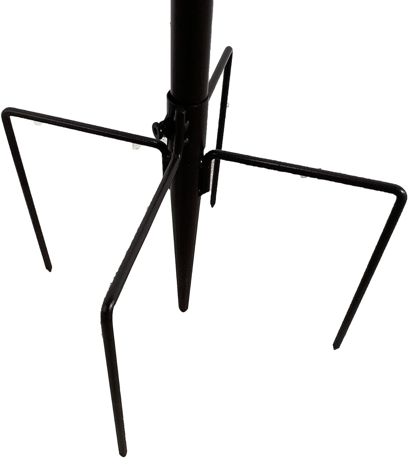 BTEXPERT 6-Hook Bird Bath Feeding Station Kit, 4 Wild Bird Multi Feeders Pole Steel Hanging Stand Planter Suet Wire Peanut Tube Feeder Attract Birds 22" Wide x 96" Tall Mesh Tray 5-Prong Base Bronze