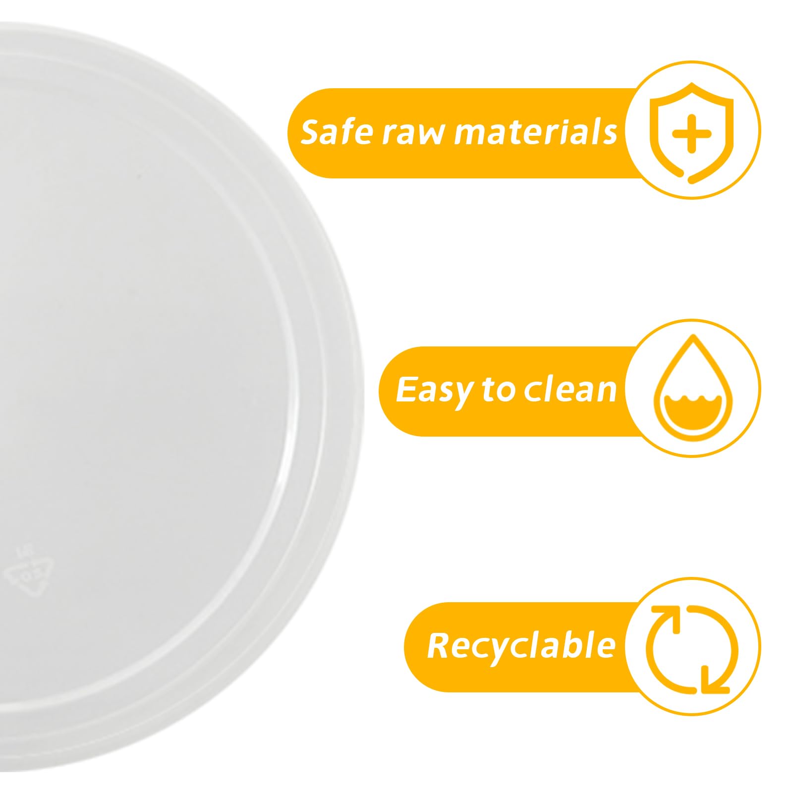 Coperchio Di Plastica Senza Cannuccia Per Animali Domestici