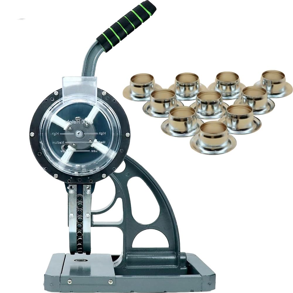 Occhiellatrice per Occhielli,Macchina con Occhielli Semiautomatica per Impieghi Gravosi,Posizionamento Preciso,Manico Lungo,per Striscioni,Tende da Sole,Cartello 5.5MM