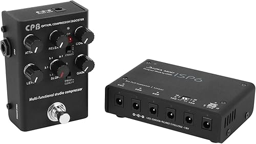 Miniatura 7 de Pedal de guitarra ISP6, fuente de alimentación aislada con 6 salidas de CC totalmente aislado para pedal de efecto de 9 V12 V18 V (6 V a 12 V