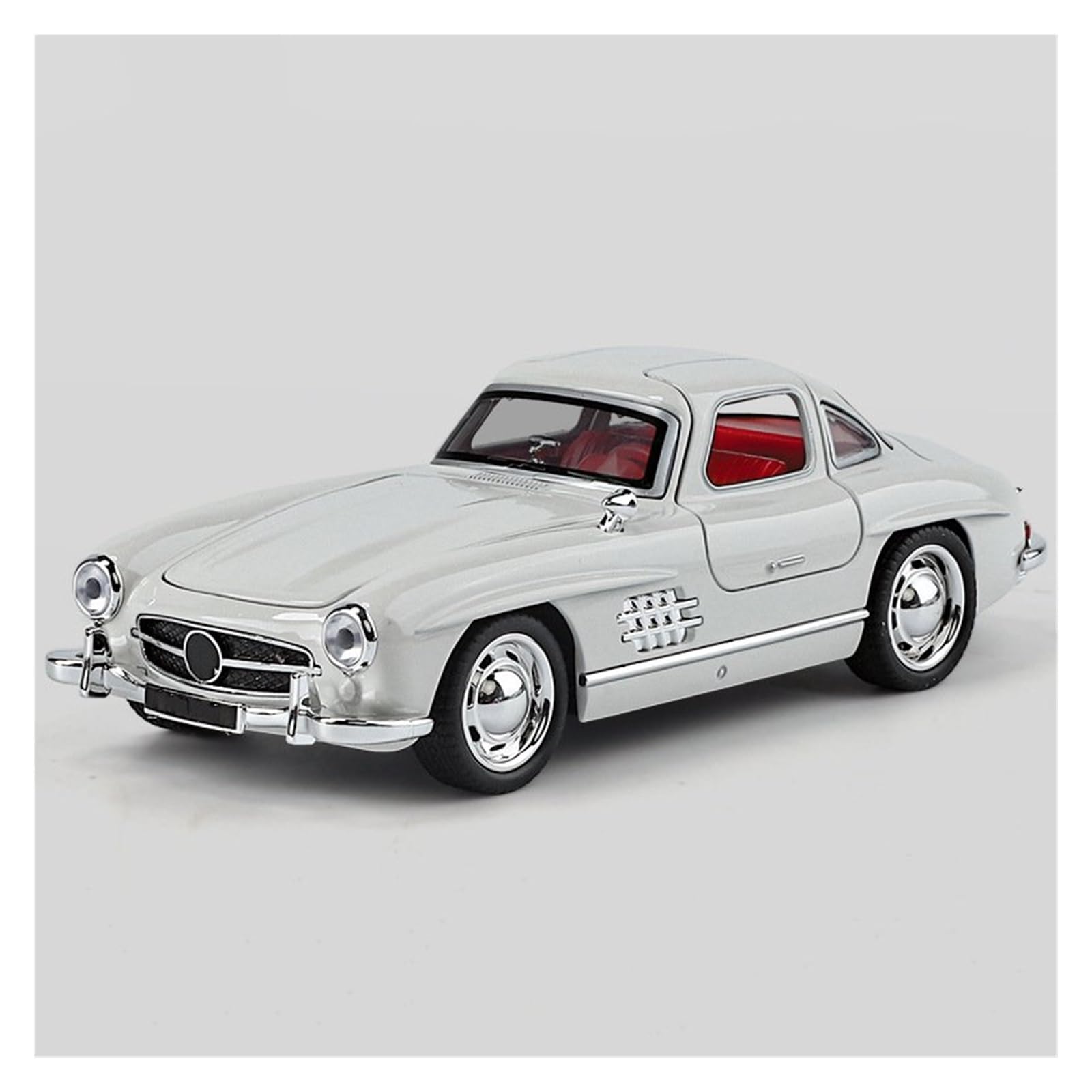 BANKOTO Diecast Car 1:32 For Benz 300SL Alloy Diecast Car Model Collectibles Collectible(White)