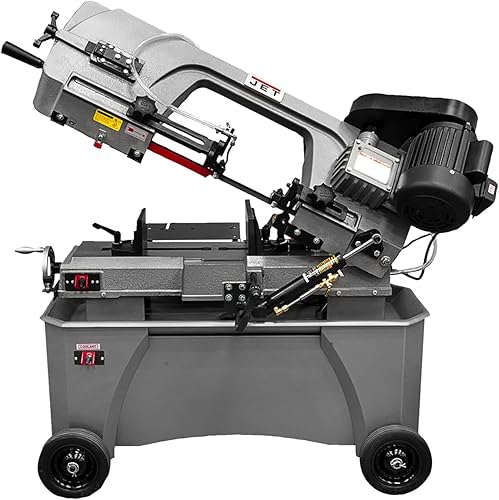 JET HVBS-712 sierra de cinta metálica de 7 x 12 pulgadas 4 velocidades 34 HP 1 ph 115230 V 414559