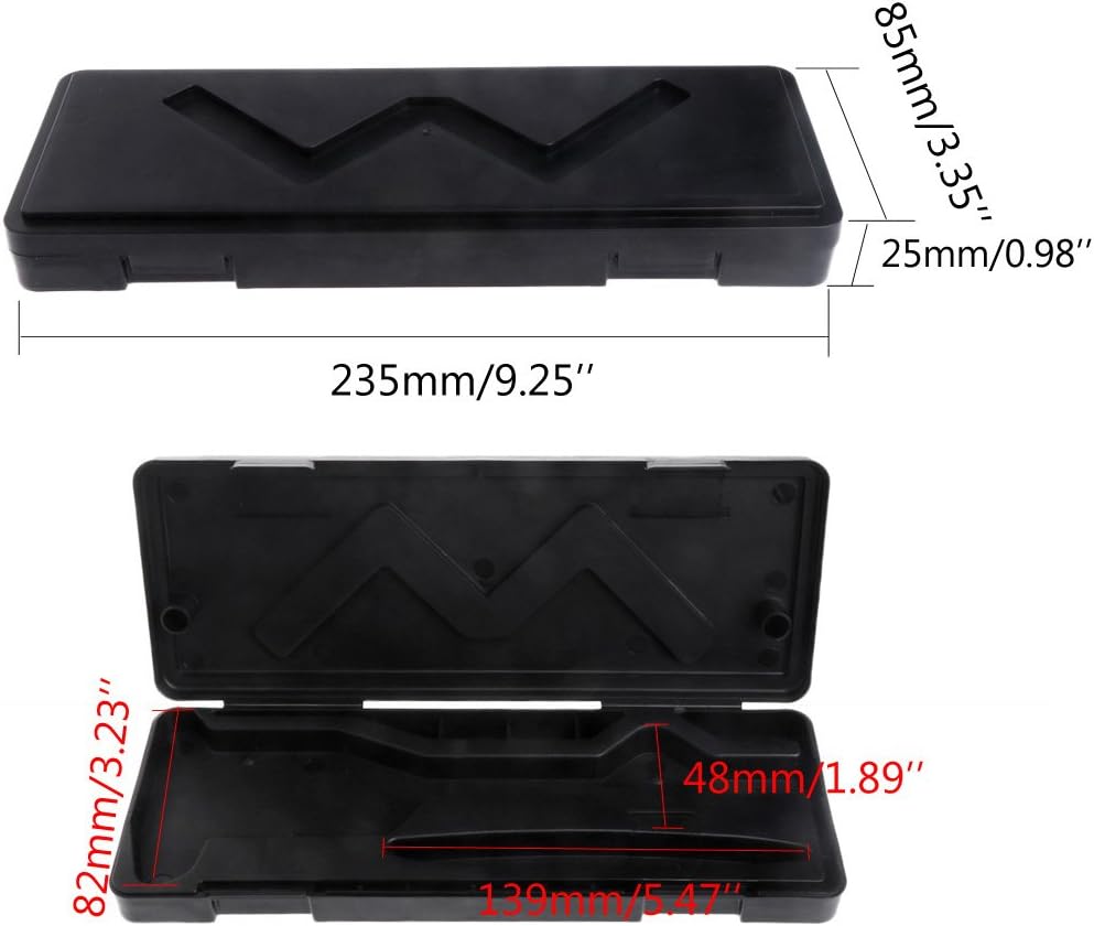 Storage Box for Case Portable Carry for Case for 150mm/6-inch Stainless Steel Electronic Digital Vernier 9.25x3.35x0.98i, Black