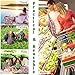 SZUAH Reusable Grocery Shopping Bags(10 Pack), Foldable Shopping Bags Grocery Tote with Attached Pouch,Machine Washable Eco-Friendly.