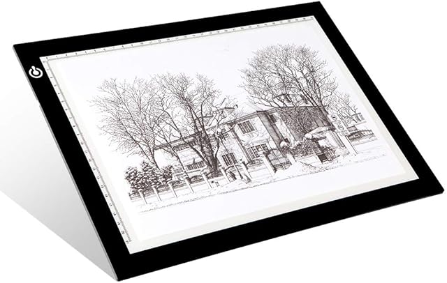LitEnergy A4 Tracing Light Box 9x12 Inch Light Pad Ultra-thin Only 5mm USB Power Light Table for Artists, Drawing, Sketching, Animation