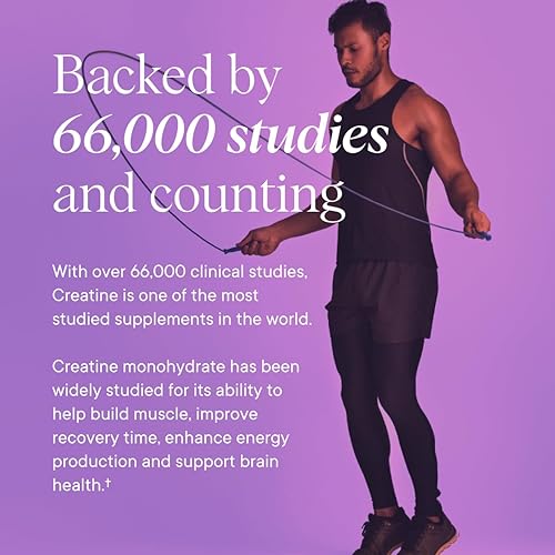 Miniatura 5 de Ora Organic Monohidrato de creatina en polvo  Creavitalis de origen alemán para la fuerza, elevATP para energía, D-ribosa y taurina para la