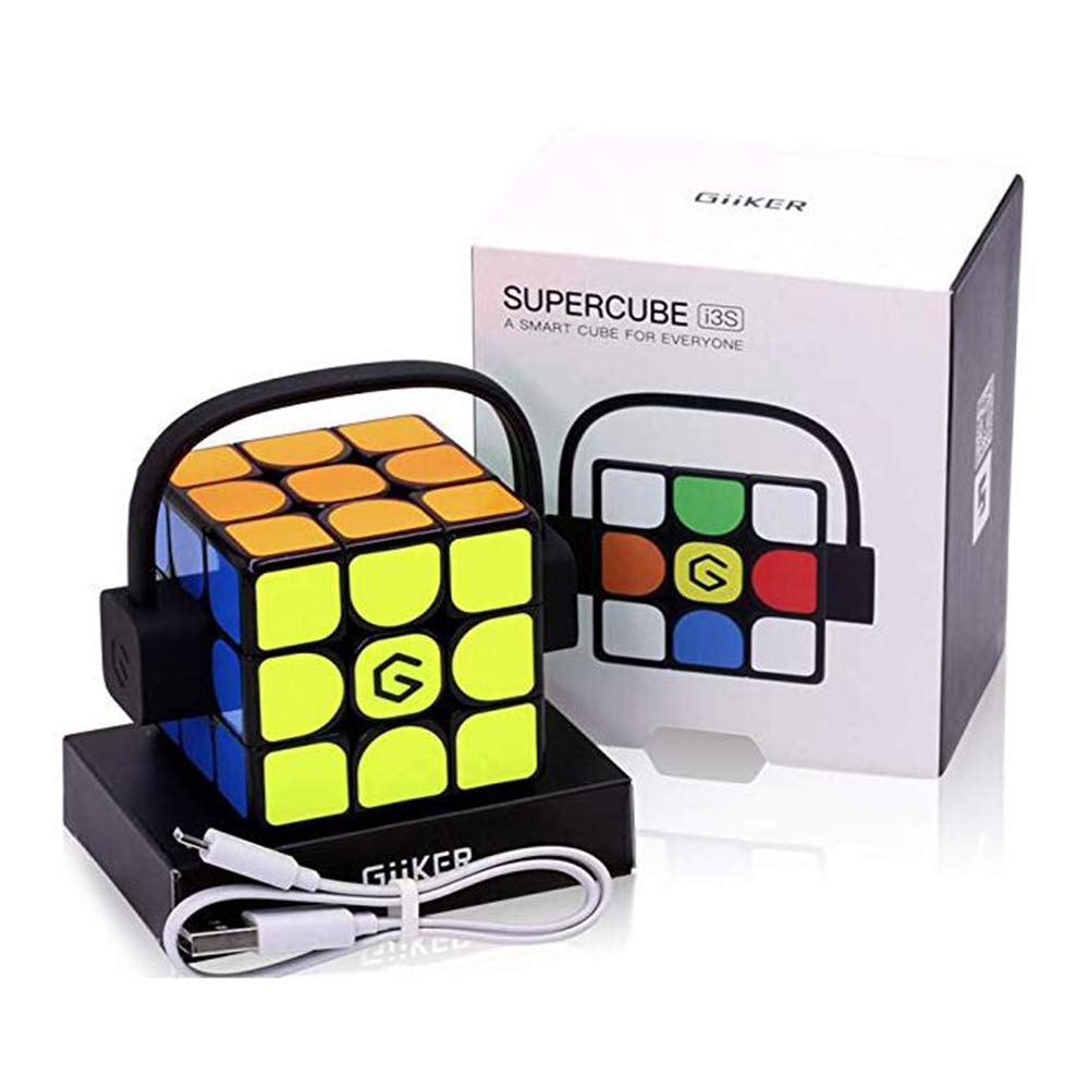 Jayemall Supercube Smart Cube Self Solving Puzzle 3x3x3 Speed Magic Cube Guided with Bluetooth App (i3S)