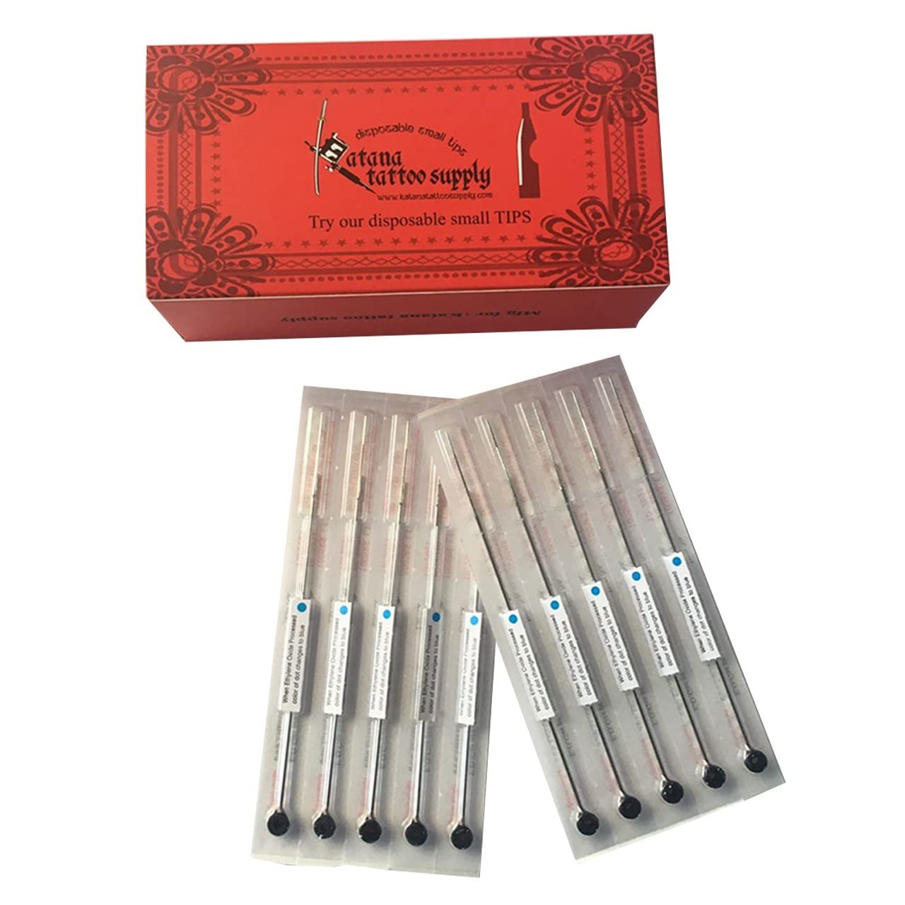 Mumbai Tattoo Katana Premium Tattoo Needle 5M2 | Red Box | Professional Sterile Disposable Tattoo Needles for Lining & Shading | High Precision Stainless Steel Needles | Pack of 50-picture-30