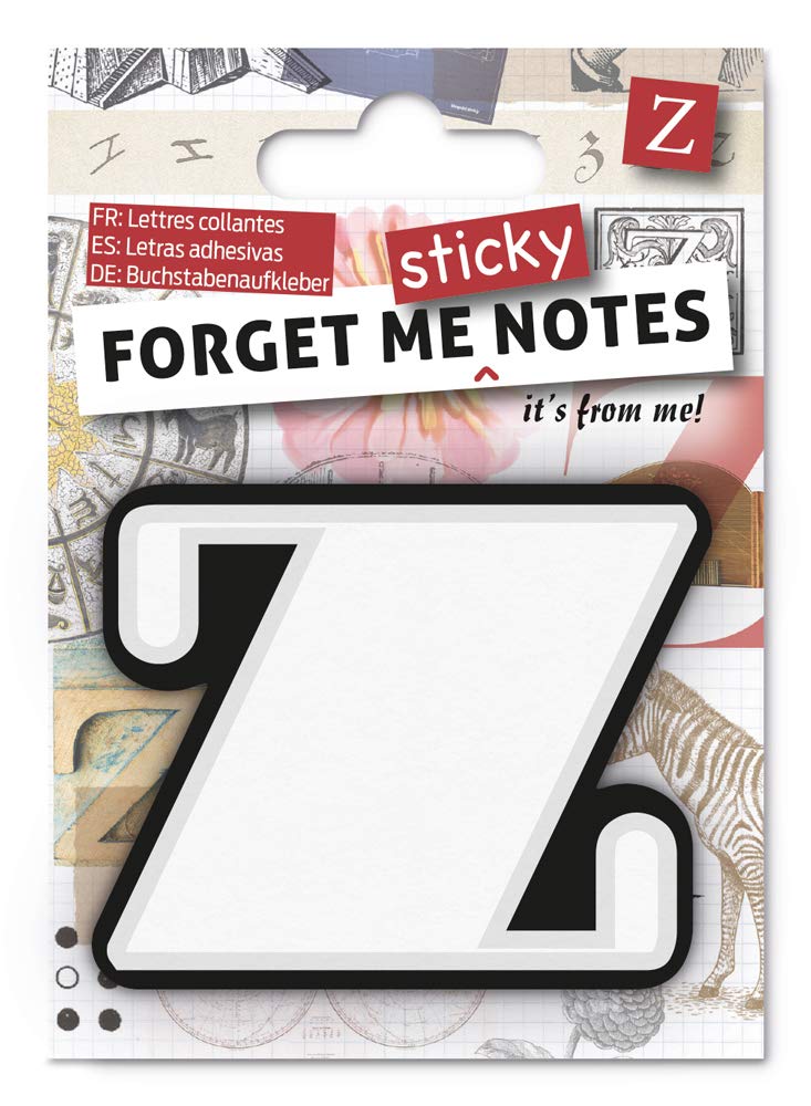 IF Forget Me Sticky Notes - Letter Z