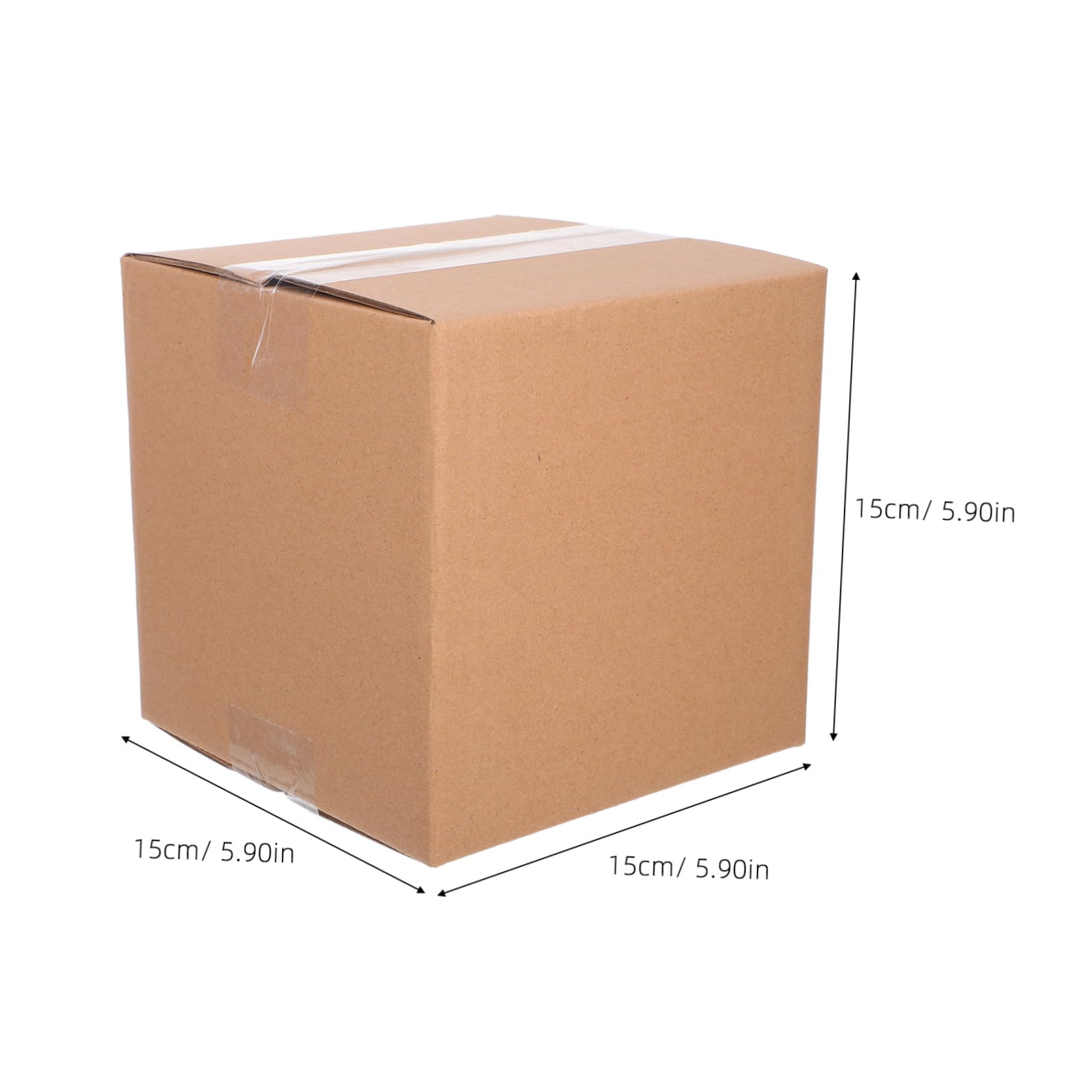 DOITOOL 15piezas Cajas de Envío Corrugadas Cuadradas Marrones para Paquetes Pequeños para Embalaje de Mudanzas y Envío de Paquetes Pequeños