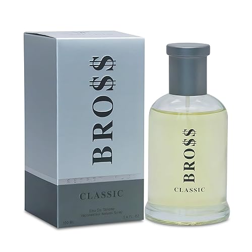 Perfume clásico de Colonia Bross para hombre con aroma atemporal y refinado para hombre, fragancia elegante de larga duración, 3.4 onzas líquidas