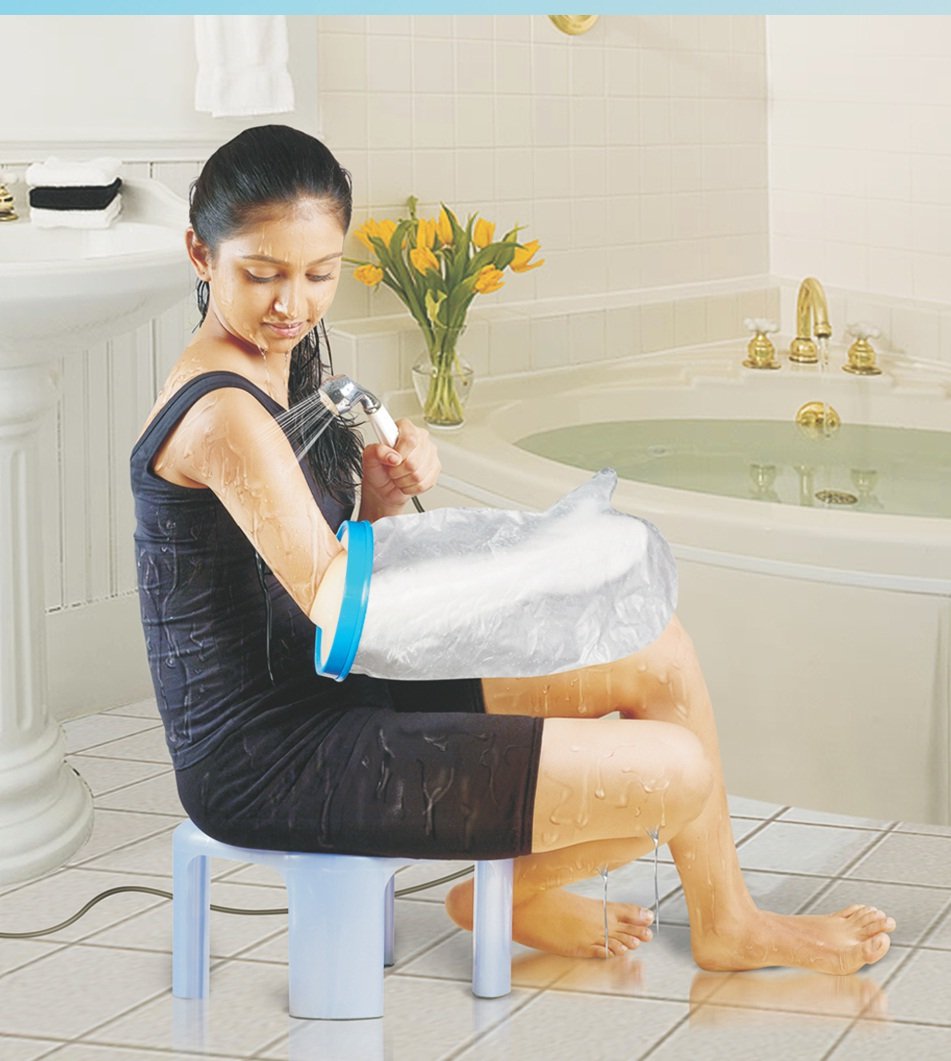 Dyna Cast Protector | Adult Wide Short Arm | Water-proof Arm Cover Below Elbow | For Shower and Bath | Keeps Plaster Cast, Wounds and Bandages Dry | Reusable (Adult wide Short arm)… (B00I8LLOPI) Amazon Price History, Amazon Price Tracker