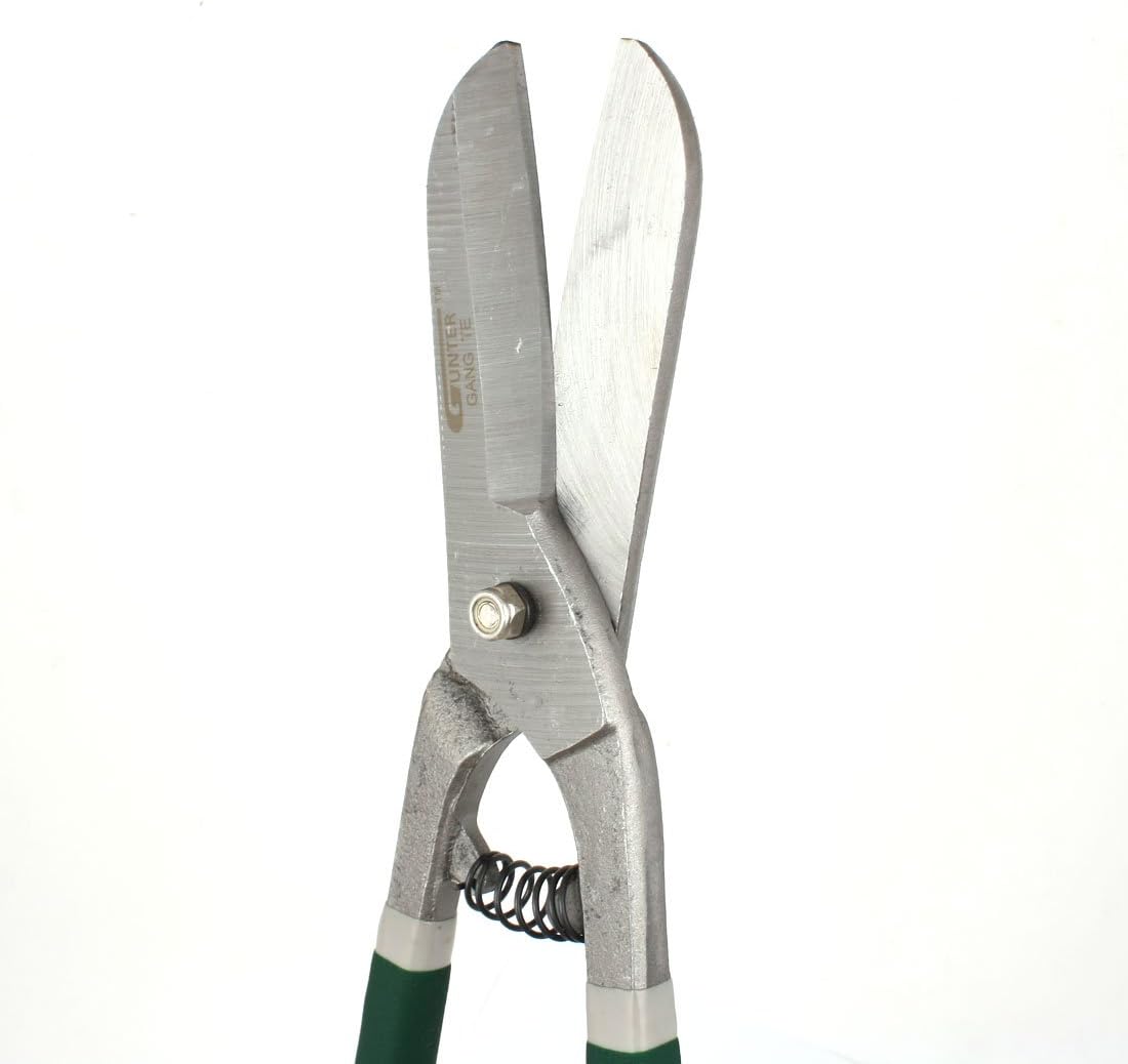 Green Antislip Punches Handle Iron Sheet Scissors Cutting Tool Pin Punches 14" Length