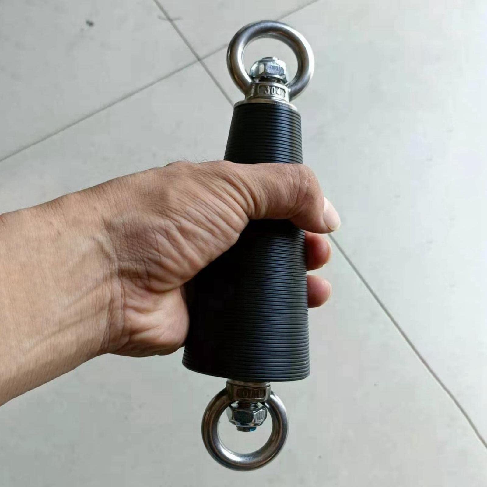 Maniglie per Cavi, Attrezzi da Palestra, Maniglie per Esercizi, Maniglie con Clip di Fissaggio Resistenti, Moschettone a Trazione Rivestito in Gomma,