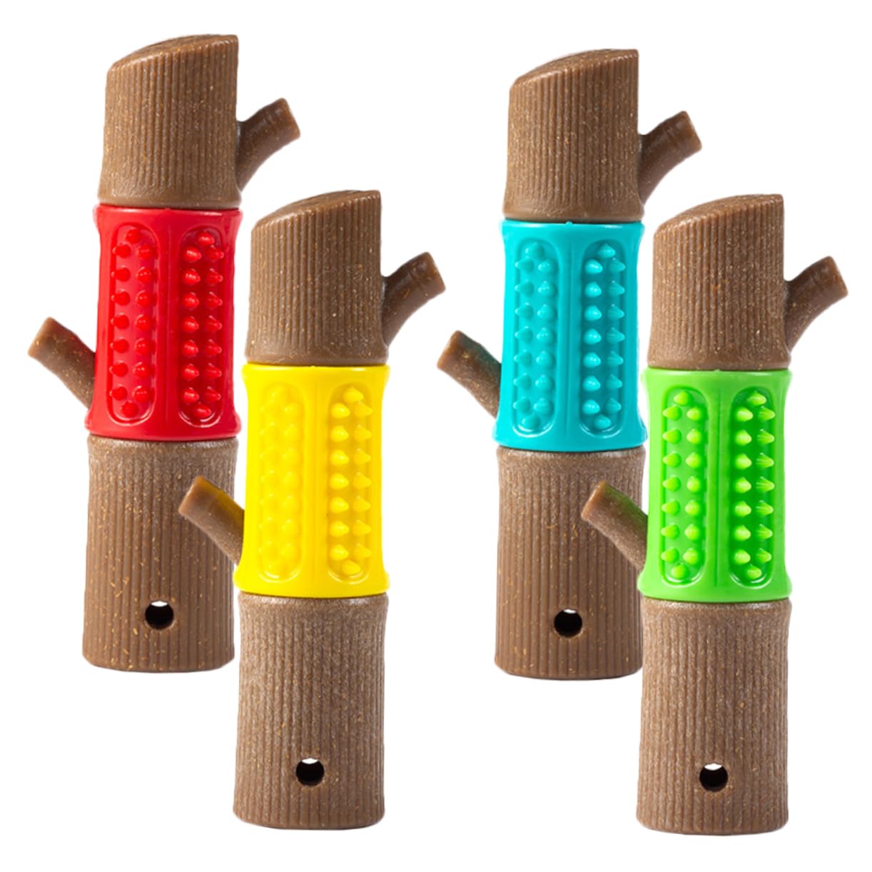Generico Set Di 4 Giocattoli Da Masticare Per Cuccioli E Cani Di Piccola Taglia Per Un Gioco Interattivo Divertente