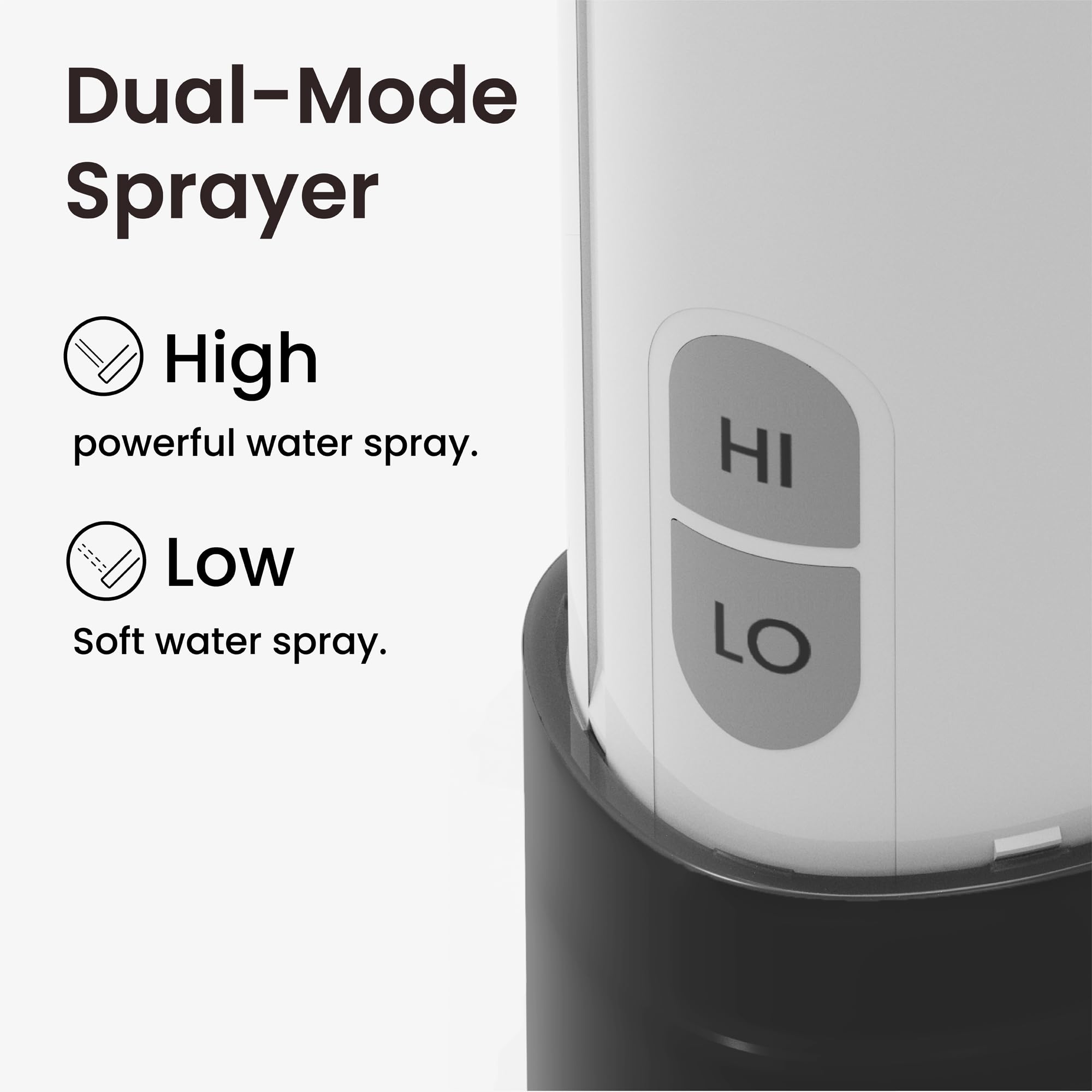 VOVO Go Portable Electric Bidet for Travel - 2 Adjustable Pressure Settings Compact Handheld Bidet Ideal for Personal — view 5