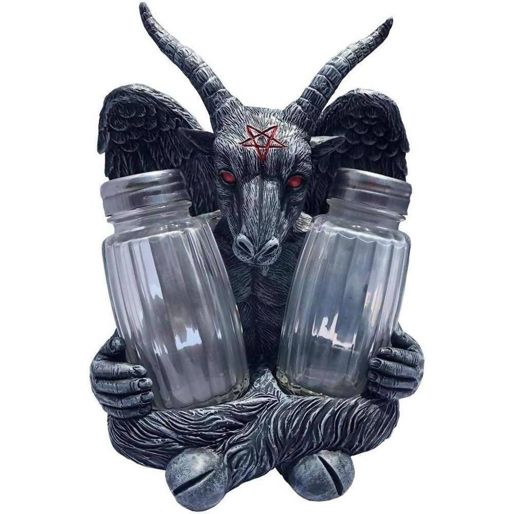 Amazon.com: Kreepsville 666 Goat Head Baphomet Salt & Pepper