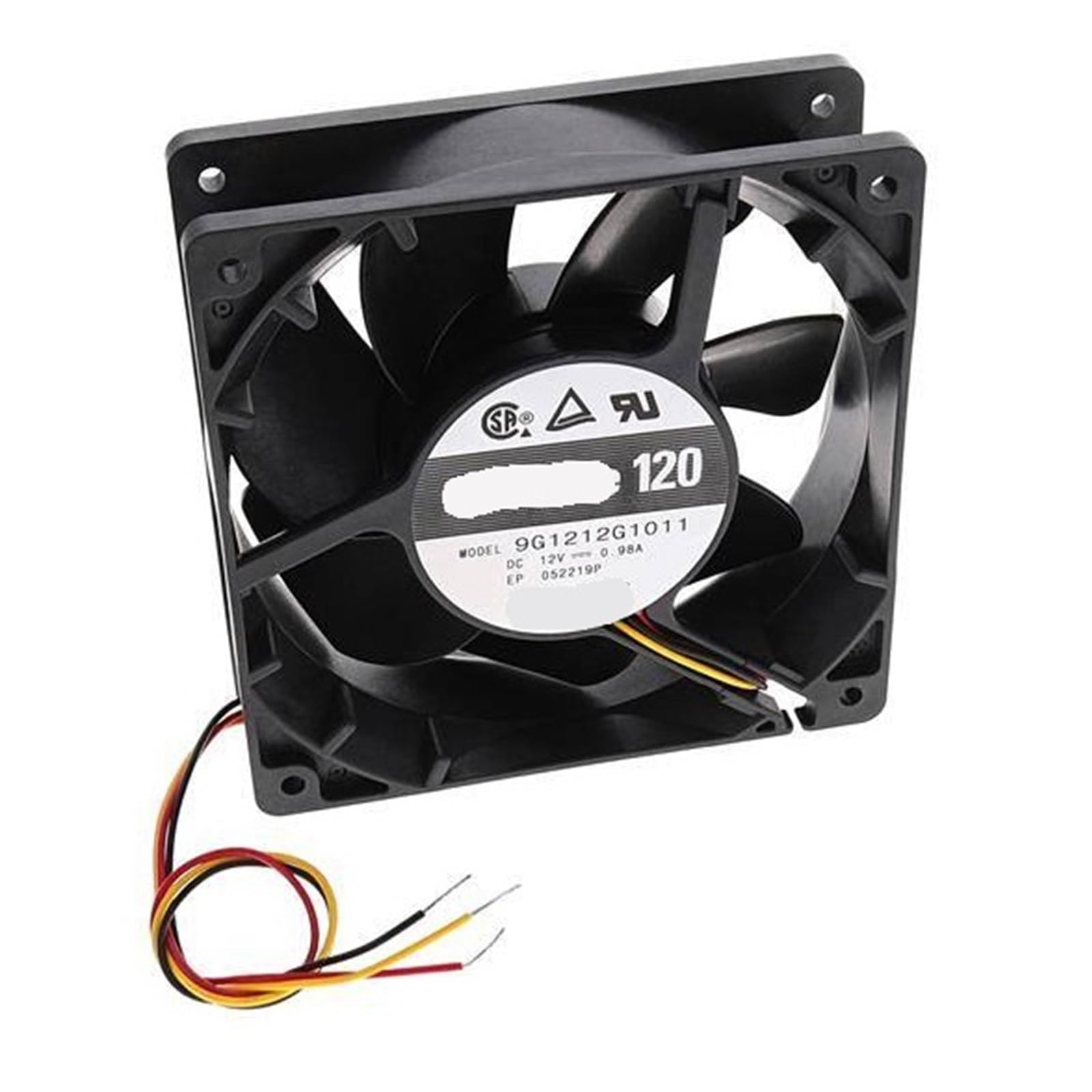 ZBWZXBDJ 9G1212G1011 12VDC FAN 119X119X38mm 11.76W 3wire 3600RPM