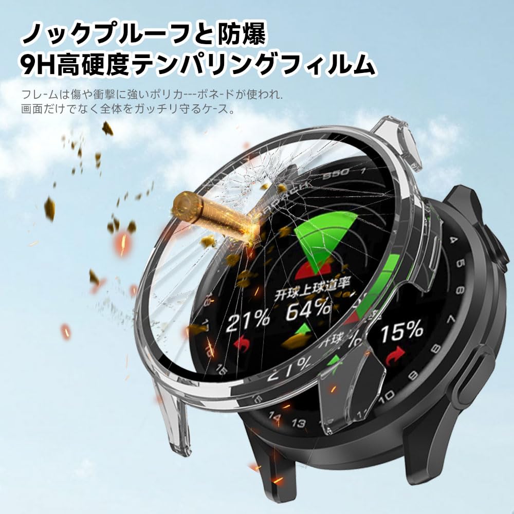 Amazon.co.jp: For GARMIN Approach S44 専用ケース【HVUYAL】一体型