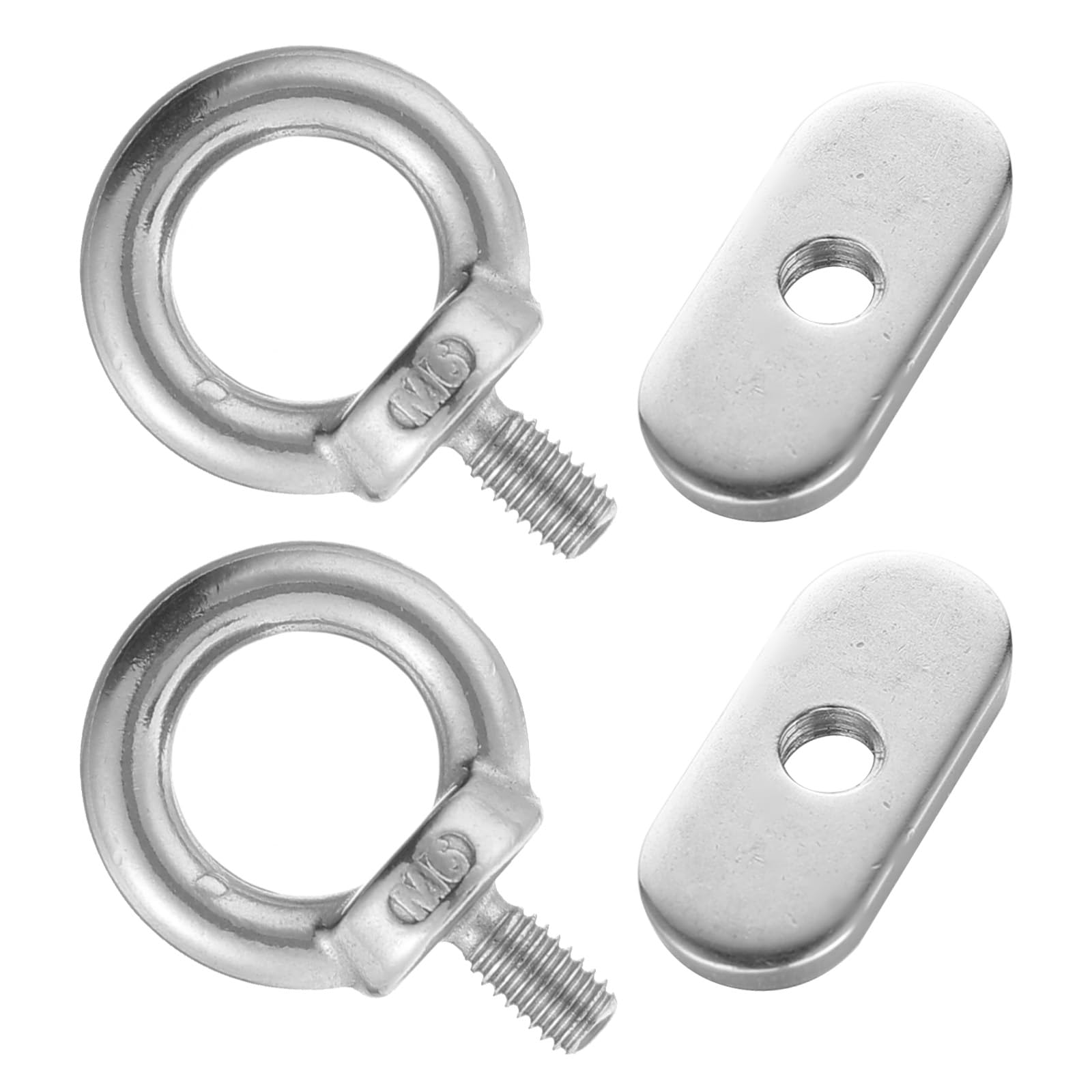 Kit D'Ancrage à Oeillets Kit D'Ancrage à Oeillets 6 Pcs Kit D'Ancrage à Oeillets En Acier Inoxydable Adaptateur Rail Pour Yachts Bateaux Kayaks Bateaux De Pêche