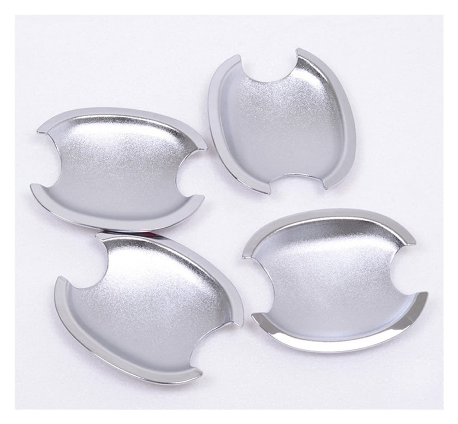 Fahbstr One Color Exterior Door Handle Cover For Jetta Mk5 Chrome Car Door Handle Cup Bowl Cover Trim Sticker